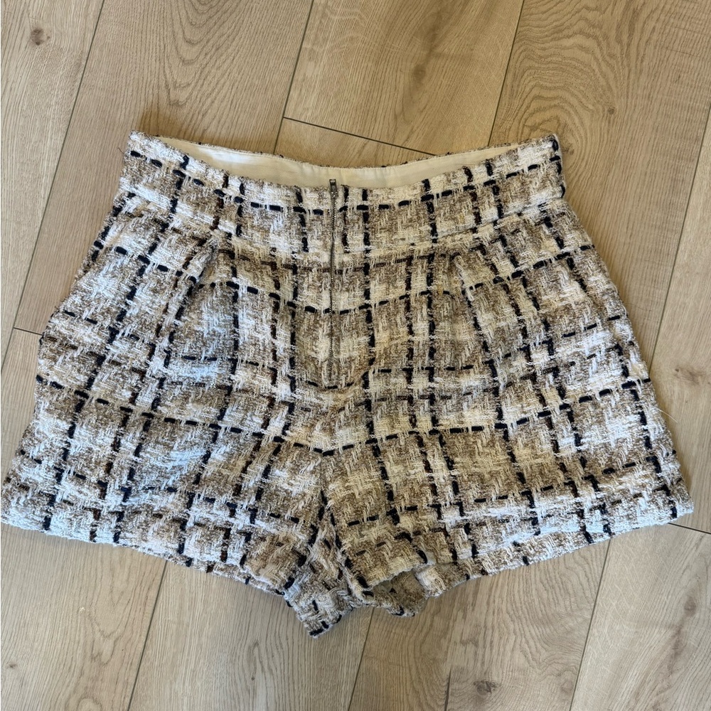 Iro Tweed Plaid Women's Shorts